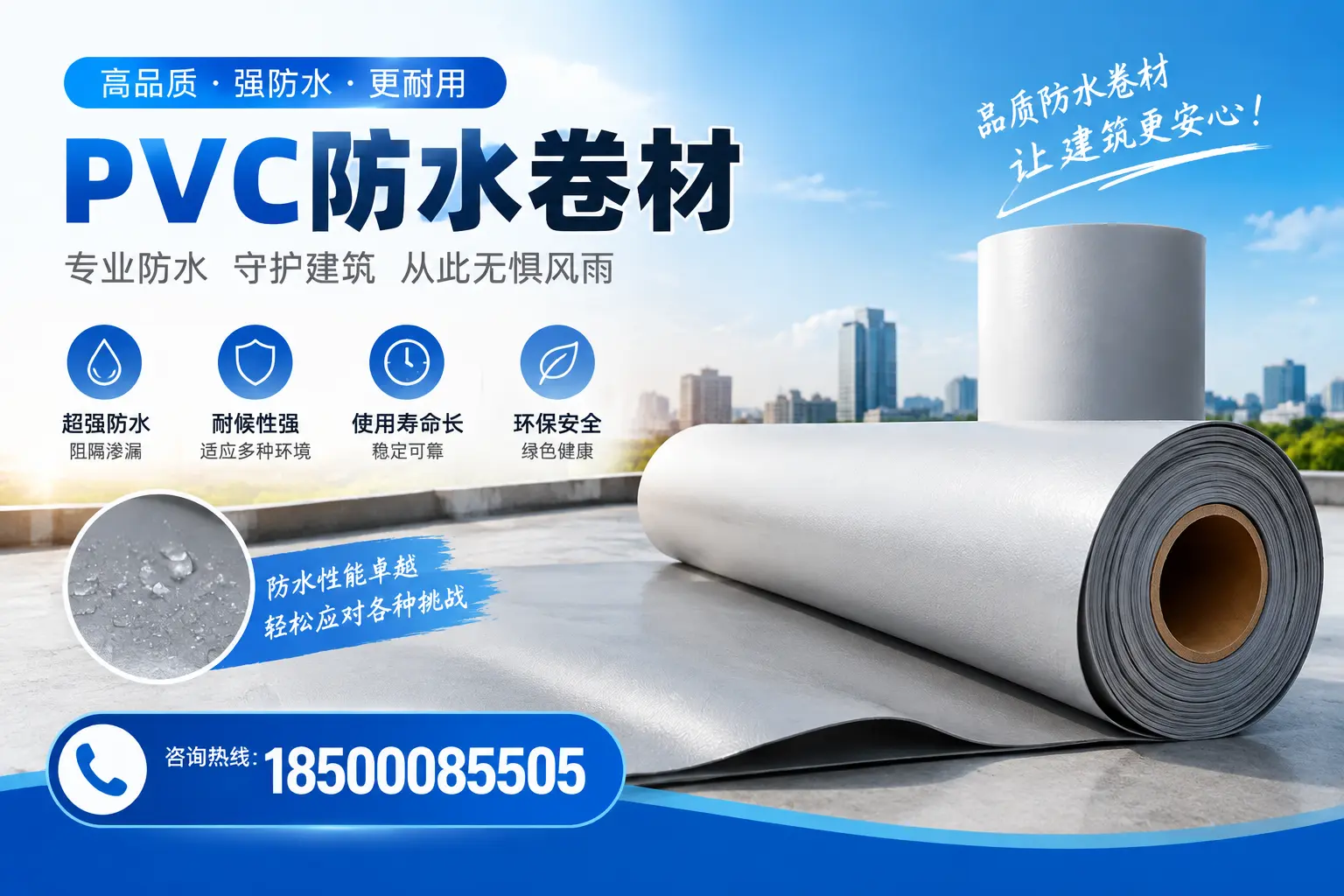 如何选择高质量的PVC防水卷材?宁德消费者必看指南